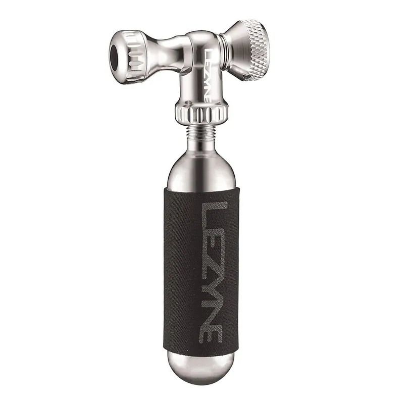 LEZYNE CONTROL DRIVE percutor CO2 + cartucho CO2 roscado 16g (x1) Plata