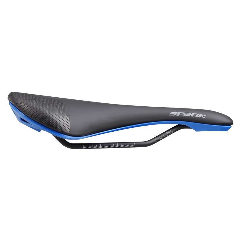 SPANK OOZY 280 Sillín 144mm Raíles CrMo Azul