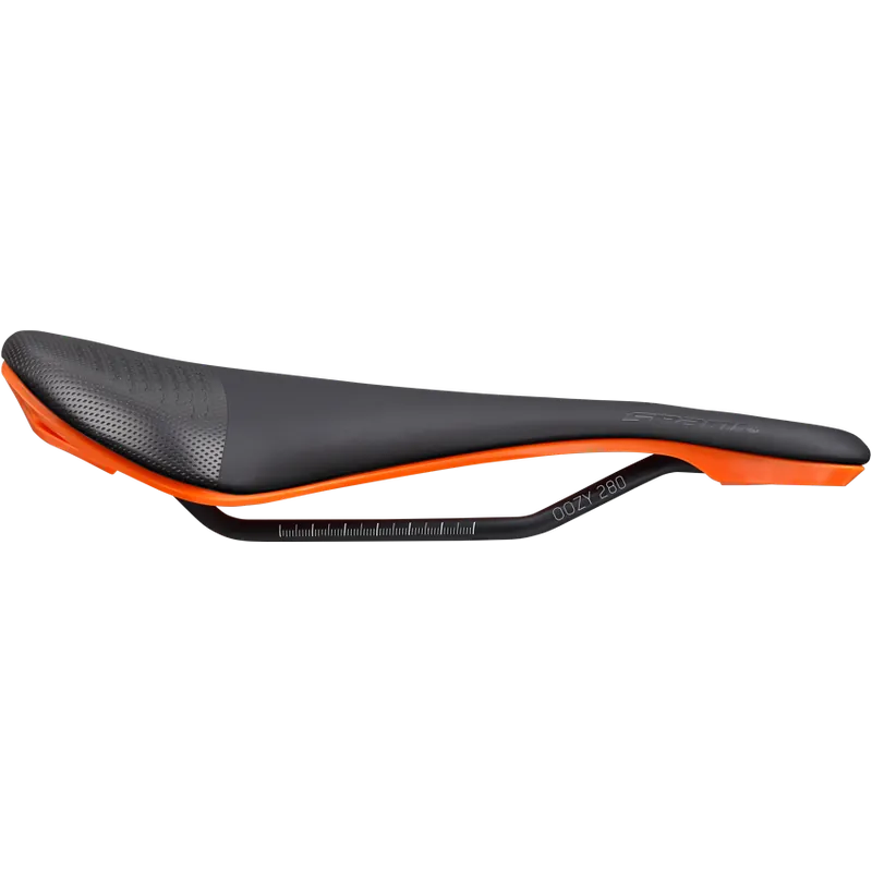 SPANK OOZY 280 Sillín 144mm Raíles CrMo Naranja