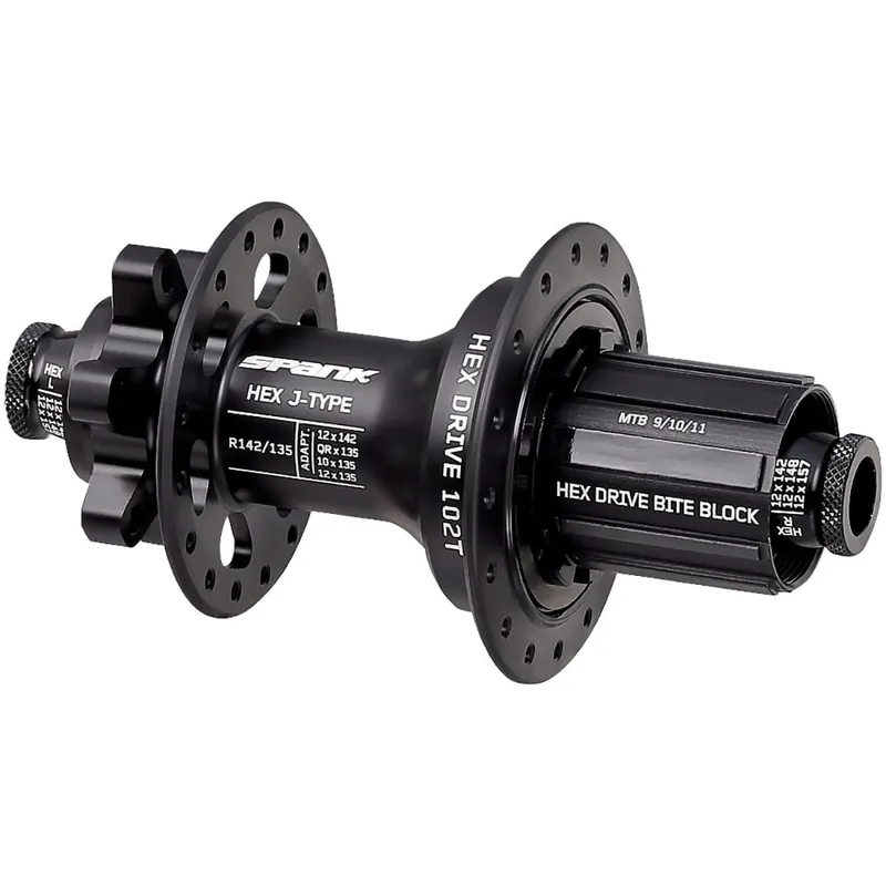 buje trasero SPANK HEX DRIVE 102T 12x135/142 mm