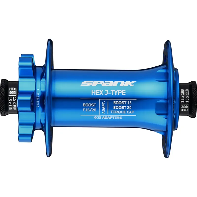 Buje delantero SPANK HEX J-Type 15/20 mm Boost Blue