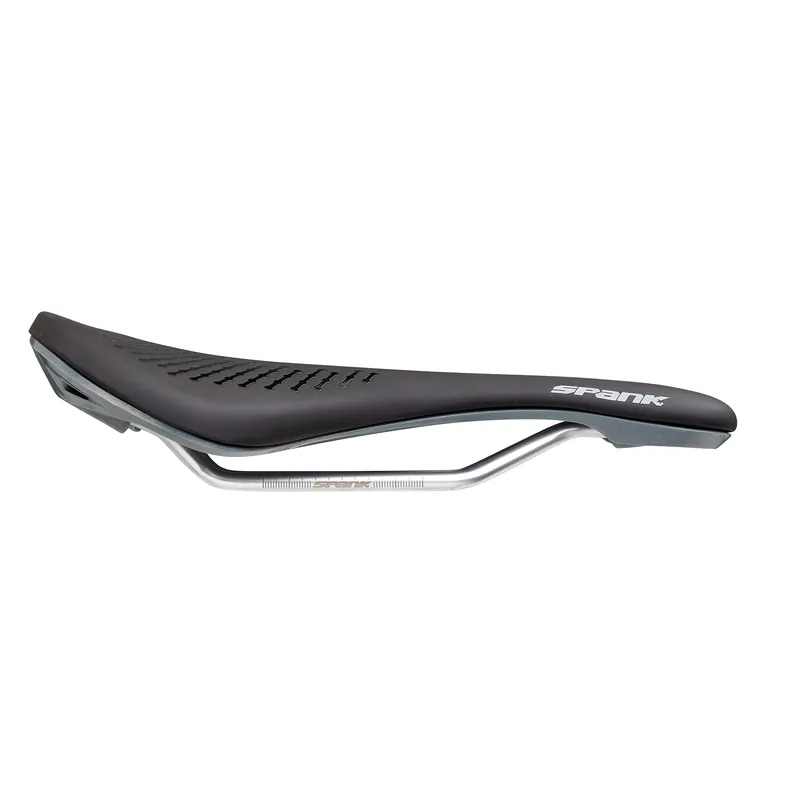 SPANK OOZY 220 Sillín 144mm CrN/Ti Rails Gris