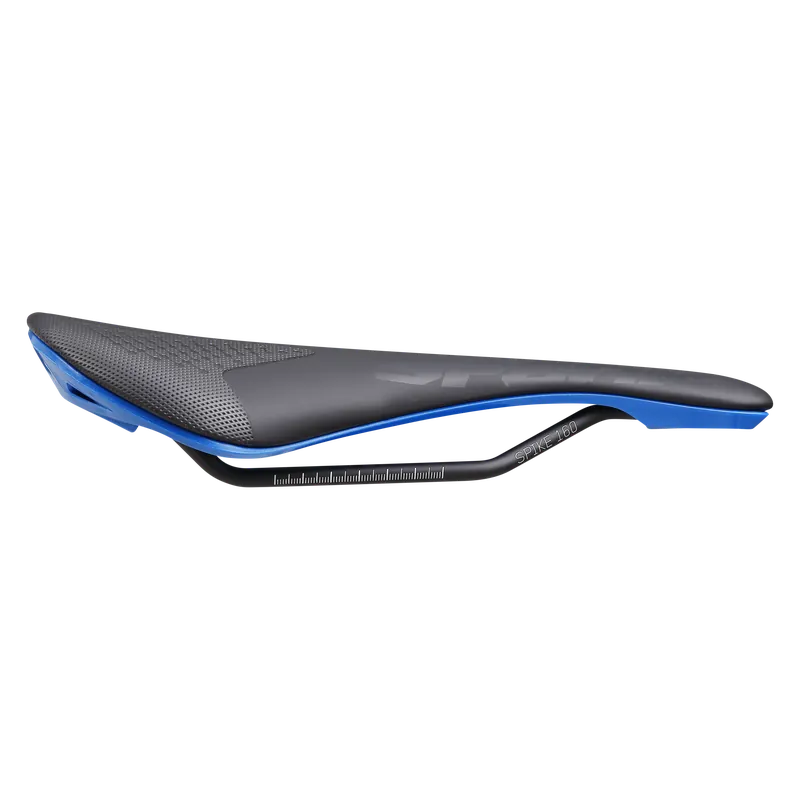 SPANK SPIKE 160 Sillín de cuero CrMo Rails Azul