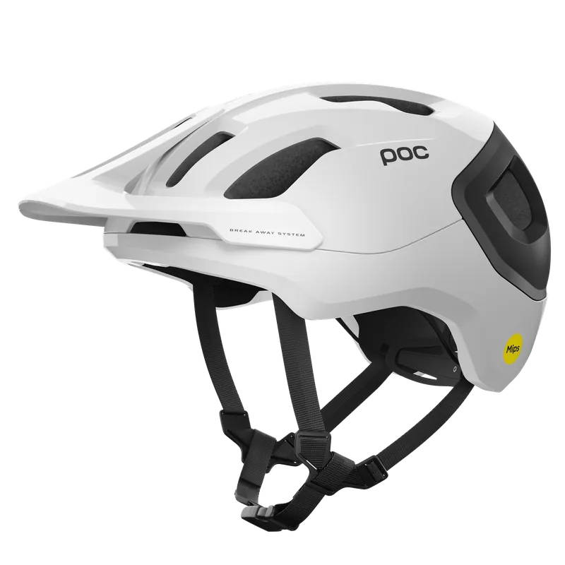 Casco MTB POC AXION RACE MIPS Blanco/Negro Mate