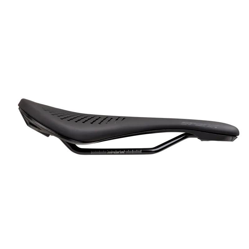 SPANK OOZY 220 Sillín 144mm CrN/Ti Rails Negro