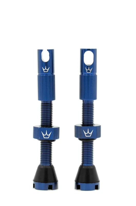 PEATY'S x Chris King MK2 Presta 42 mm Válvulas Tubeless (x2) Azul