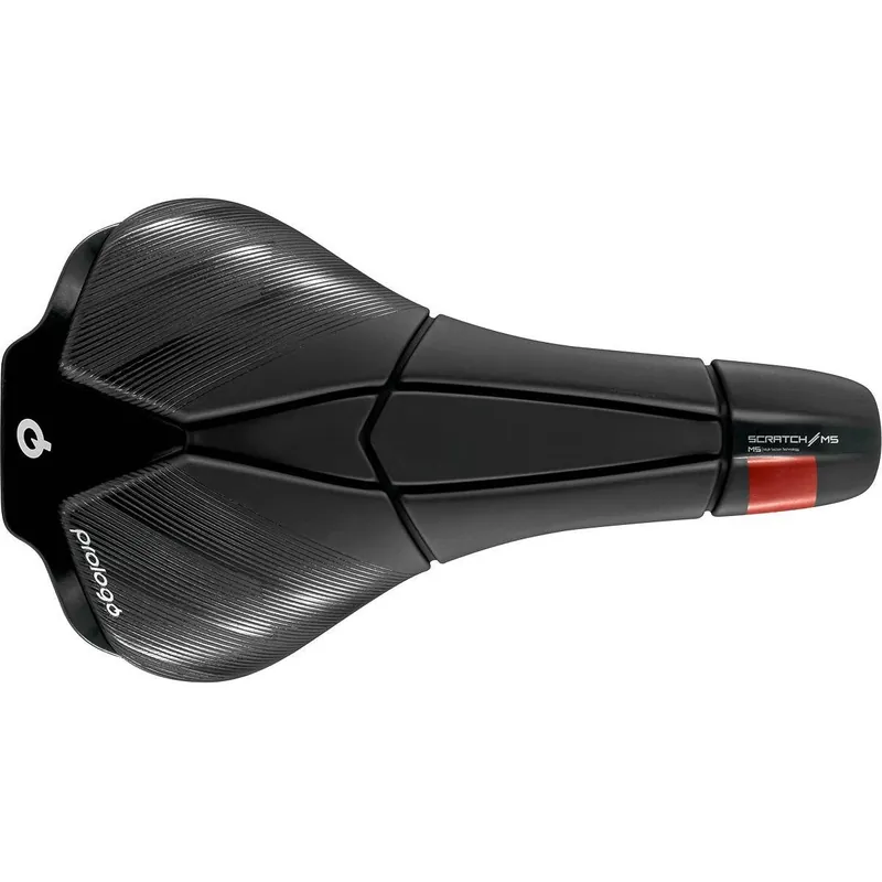 SILLÍN PROLOGO SCRATCH M5 AGX RAILS Carbono 140mm ancho Negro