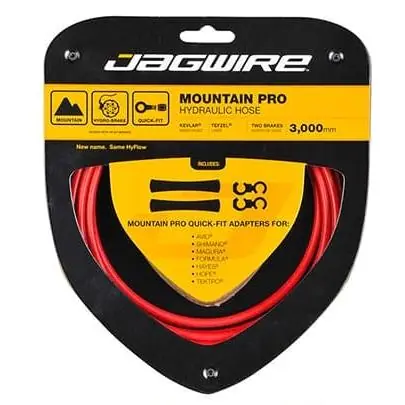 Kit universal de latiguillos de freno JAGWIRE PRO Rojo