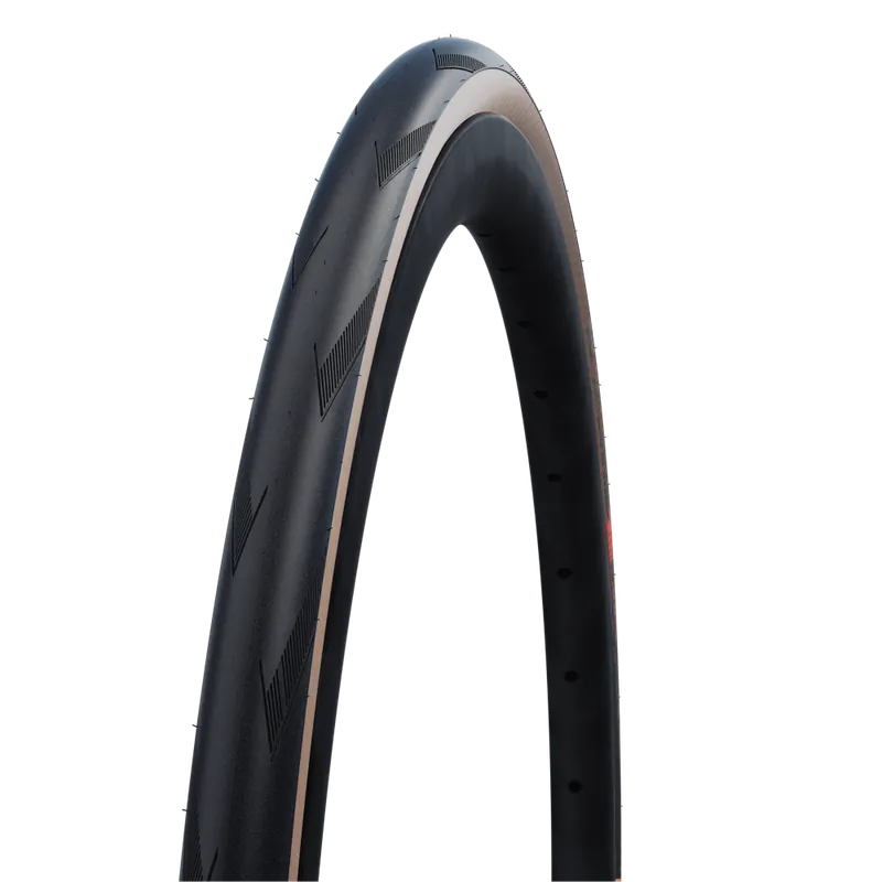 Neumático SCHWALBE PRO ONE ADDIX Race Super Race V-Guard 700c Tubeless Ready Beige