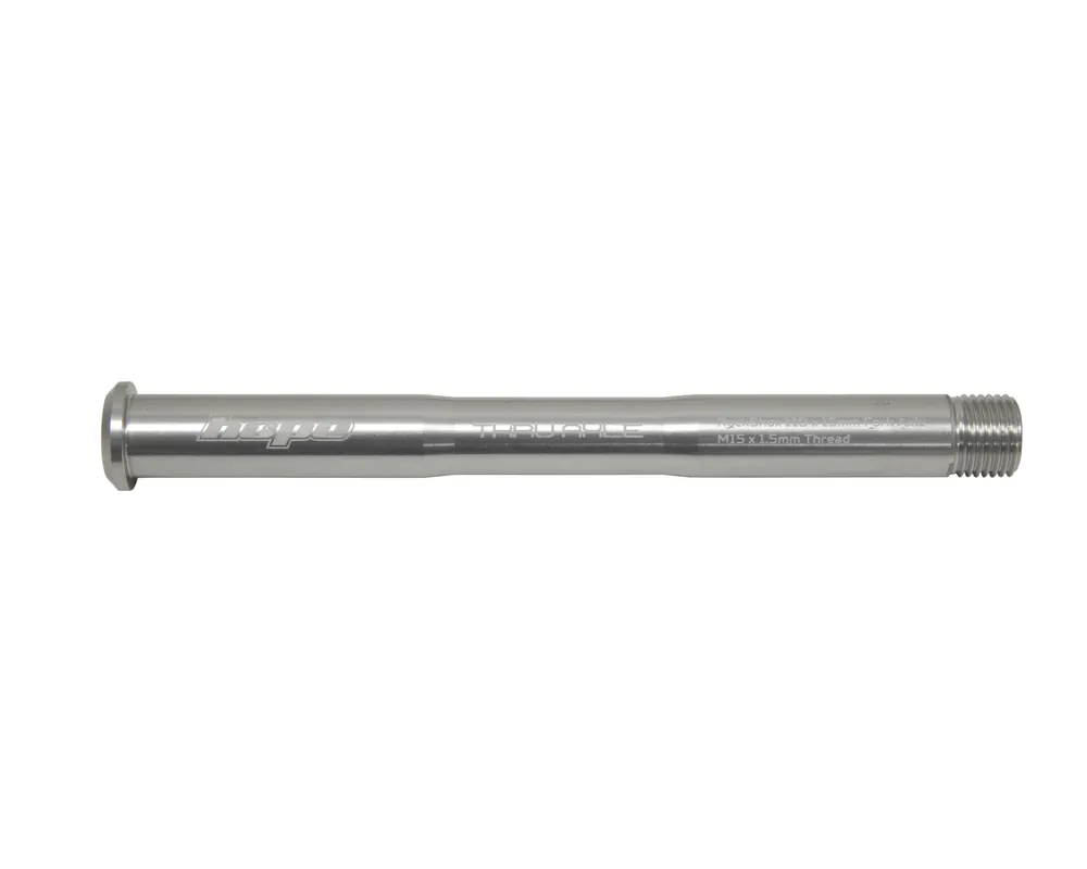 Eje de rueda delantera HOPE para horquilla ROCKSHOX Pike/Lyric/Zeb Plata