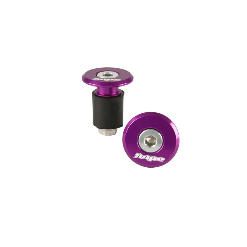 Par de Tapones de Manillar HOPE GRIP DOCTOR Morado