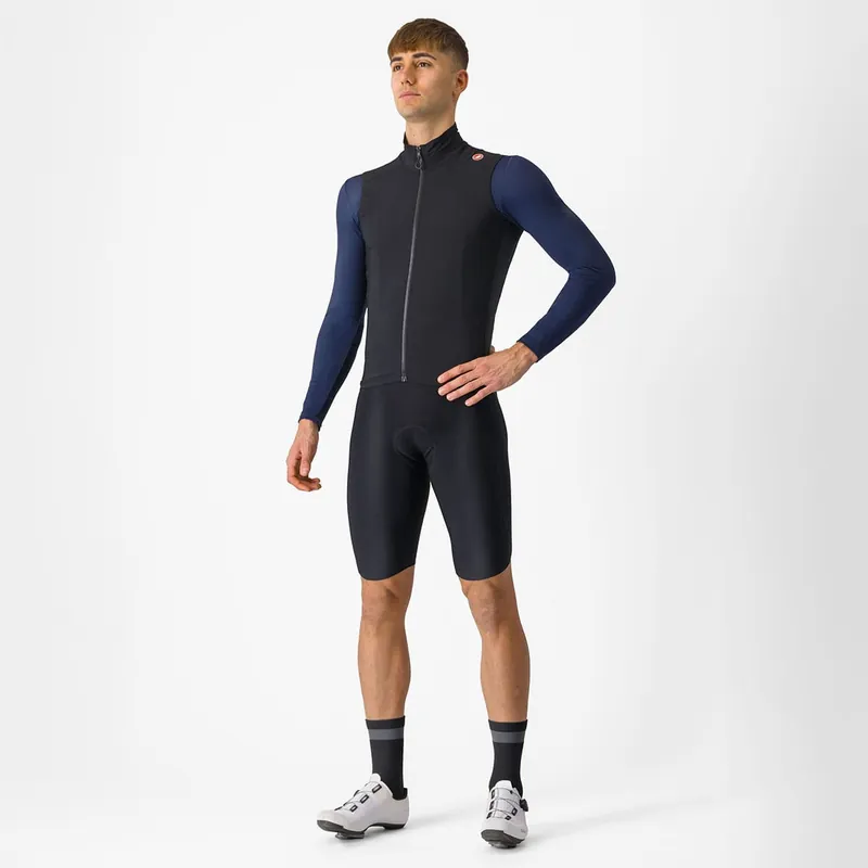 CASTELLI ESPRESSO Chaqueta sin mangas Negro
