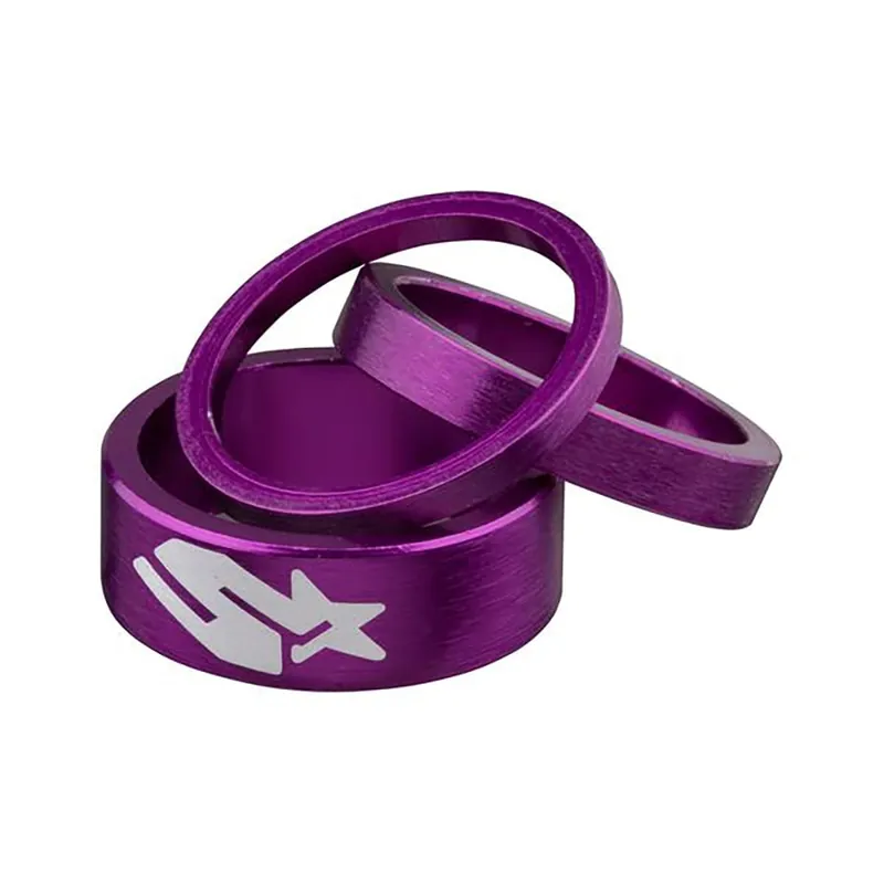 Kit separador de dirección SPANK TWEET 1"1/8 Violeta