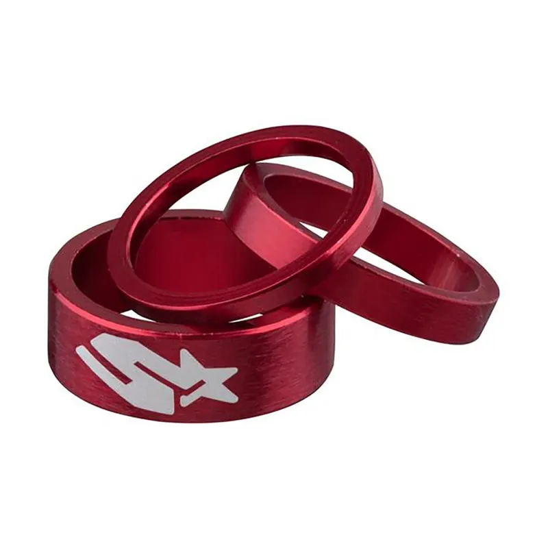 Kit separador de dirección SPANK TWEET 1"1/8 Rojo
