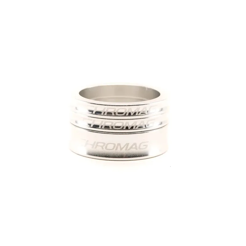 CHROMAG 1"1/8 Alu Silver Juego de espaciadores de dirección