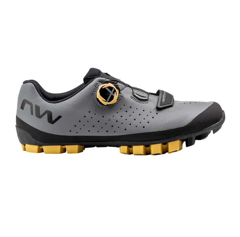 Zapatillas MTB NORTHWAVE HAMMER PLUS XC/Gravel Gris/Amarillo