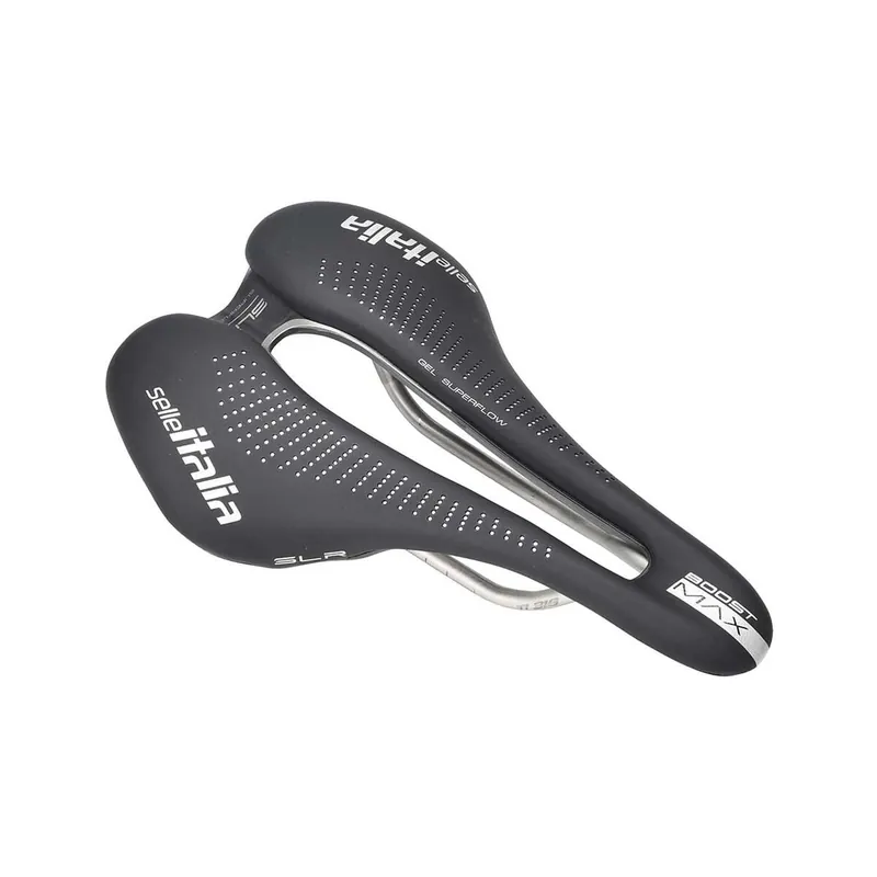 Sillín SELLE ITALIA MAX SLR BOOST GEL SUPERFLOW L Raíles TI316