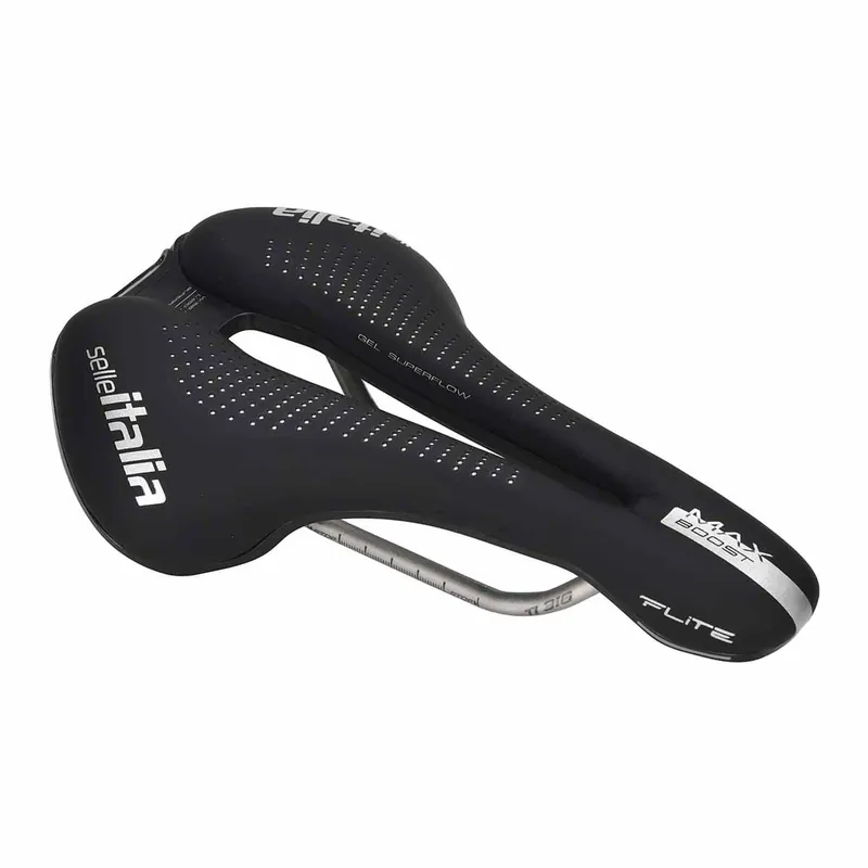 Sillín SELLE ITALIA MAX FLITE BOOST GEL TI316 SUPERFLOW Raíles TI316