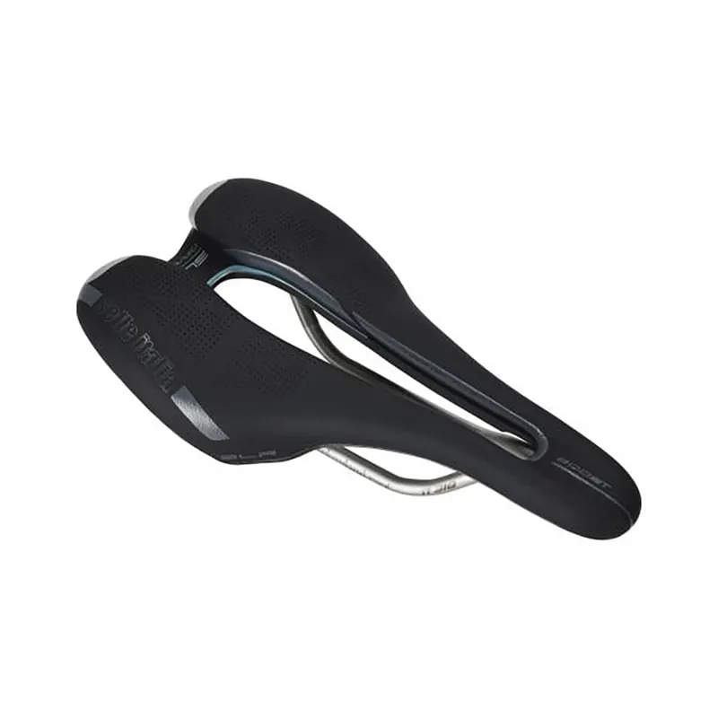 Sillín SELLE ITALIA SLR BOOST GRAVEL SUPERFLOW L Rails Ti316 Negro