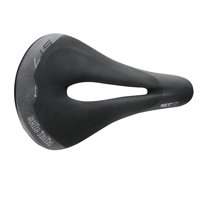 Sillín SELLE ITALIA ST 7 VISION SUPERFLOW L Rails Fec Negro/Gris