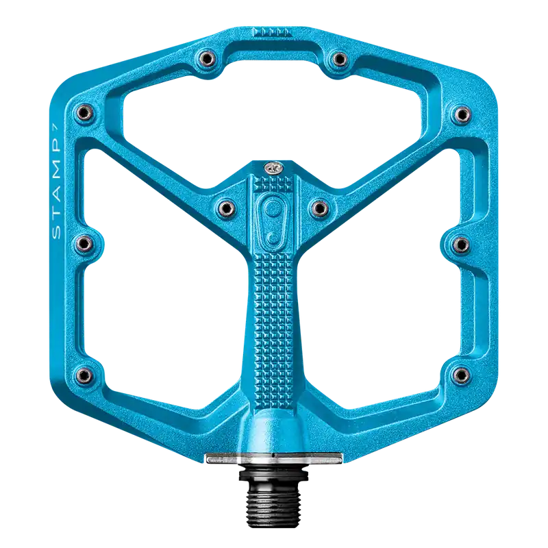 Pedales planos CRANKBROTHERS STAMP 7 Large Azul