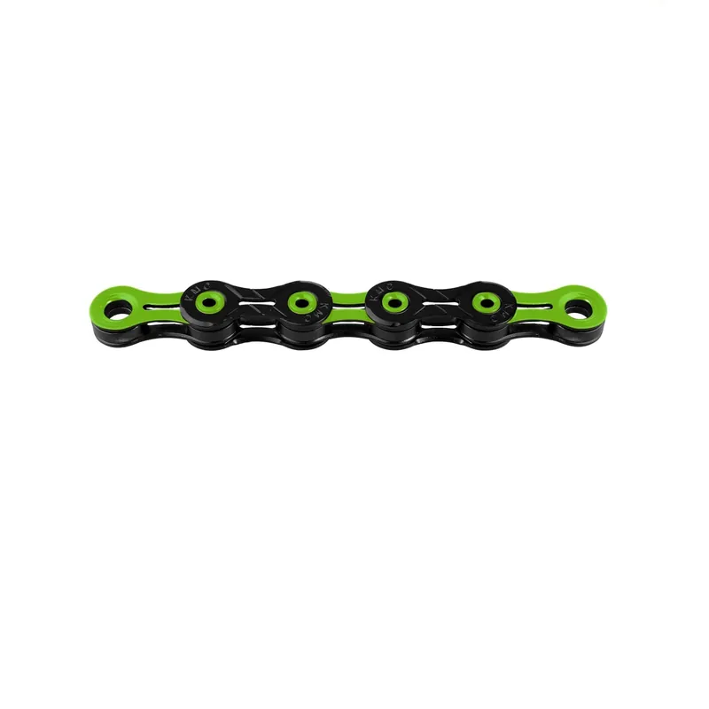 11V Cadena KMC DLC11 Negro/Verde