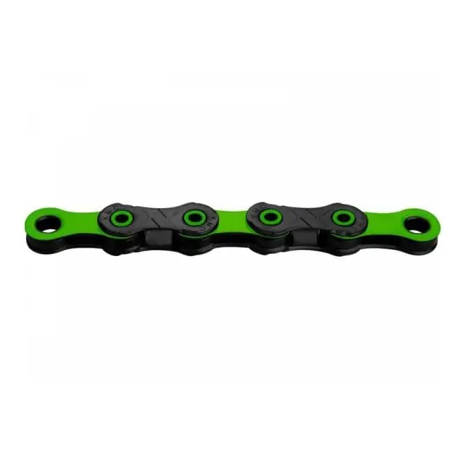 Cadena KMC DLC12 12V Negro/Verde