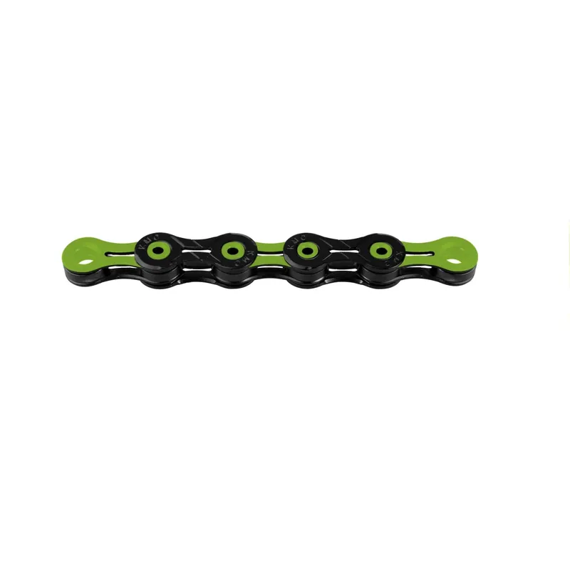 Cadena KMC DLC10 10V Negro/Verde