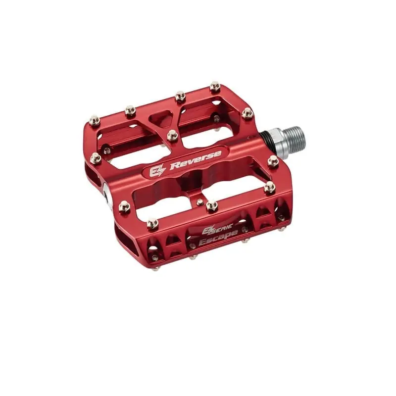 REVERSE COMPONENTS Pedales planos E-ESCAPE Rojo