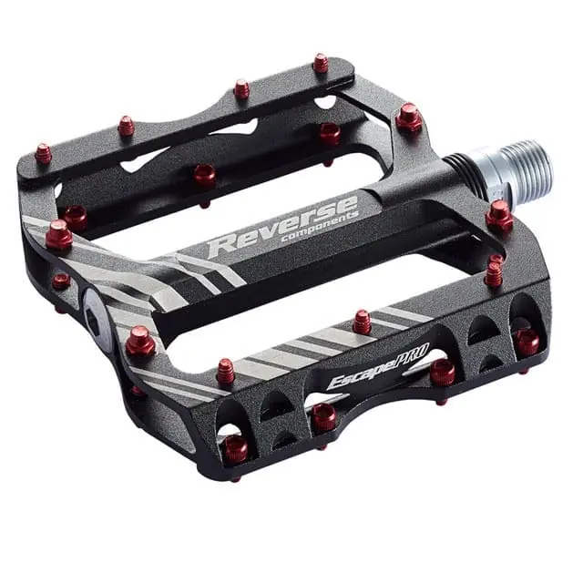 REVERSE COMPONENTS ESCAPE PRO pedales planos Negro/Rojo
