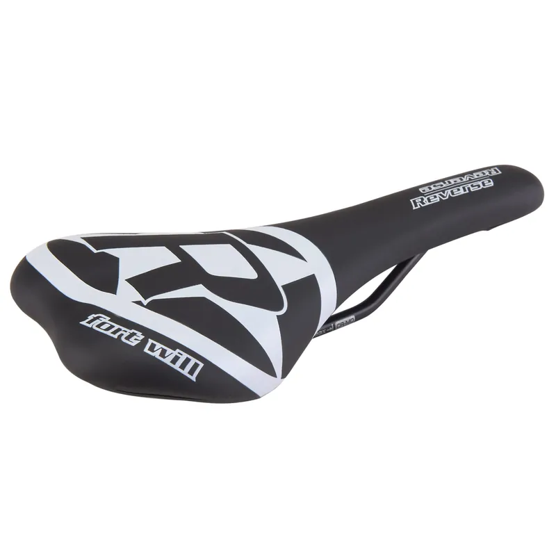 REVERSE COMPONENTS FORT WILL STYLE Rails Sillín CrMo Negro/Blanco