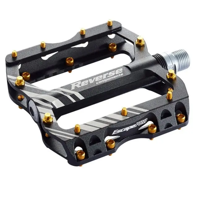 REVERSE COMPONENTS ESCAPE PRO pedales planos Negro/Oro