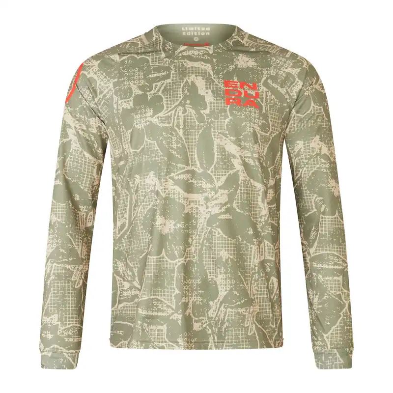 Camiseta manga larga ENDURA LTD PRINTED Camo Caqui