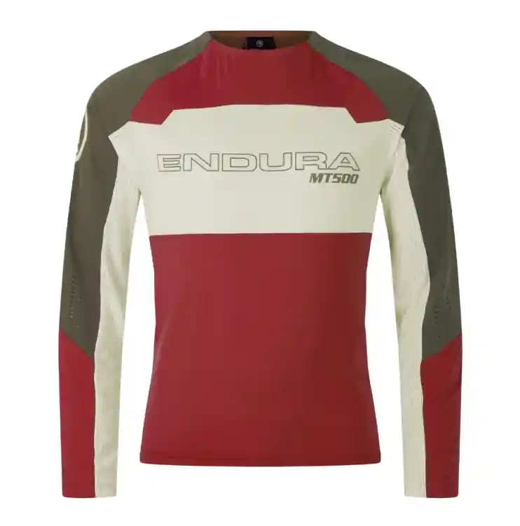 Maillot manga larga ENDURA MT500 BURNER LITE Rojo