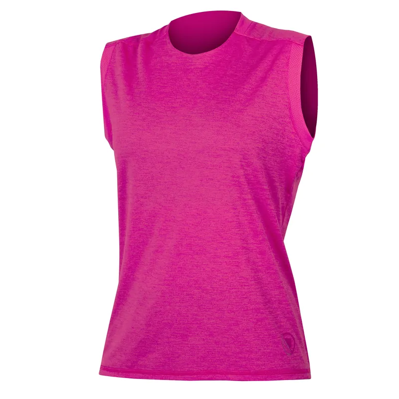 Maillot sin mangas ENDURA SINGLETRACK rosa de mujer