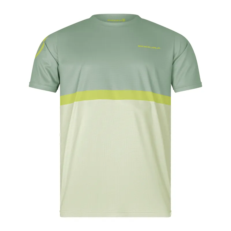 Maillot manga corta ENDURA SINGLETRACK CORE TEE II Verde