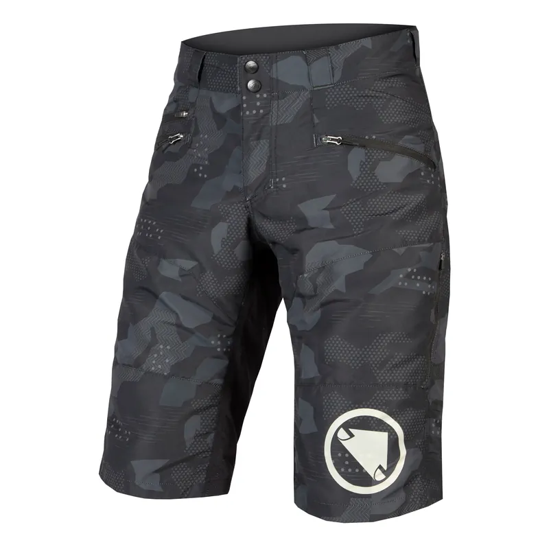 Pantalón Corto ENDURA SINGLETRACK II Camuflaje Negro