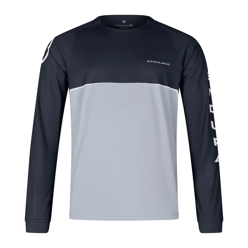 Maillot manga larga ENDURA CORE PRINTED Negro