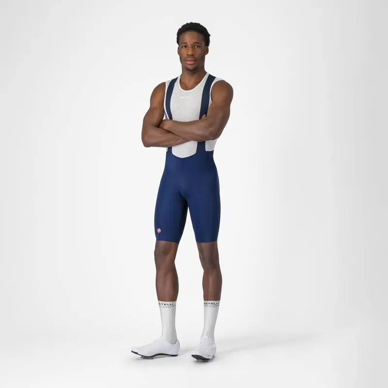 CASTELLI FREE AERO RACE S Culotte con tirantes azul marino
