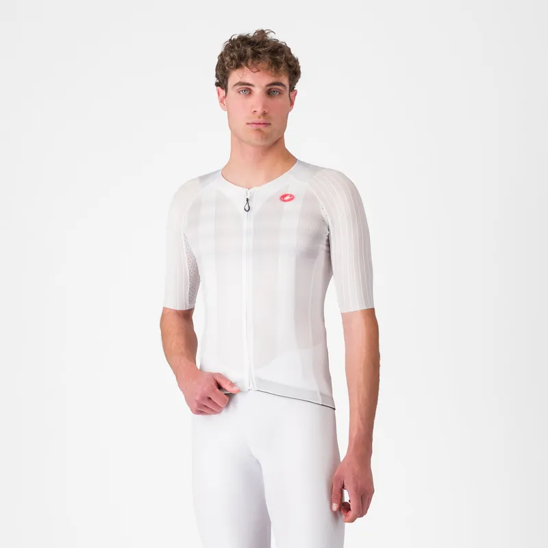 Maillot de manga corta CASTELLI AERO RACE 8S Blanco