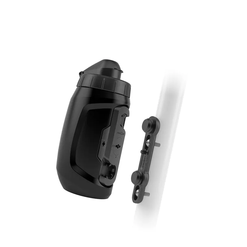Kit portabidón y portabidón FIDLOCK TWIST BIKE BASE 450 ml Negro