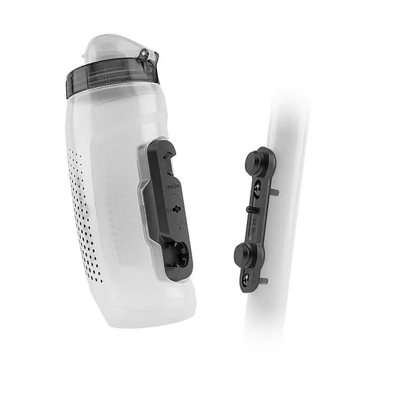 Kit portabidón y portabidón FIDLOCK TWIST BIKE BASE 590 ml Transparente