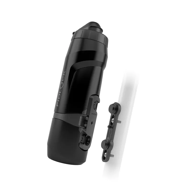 Kit portabidón y portabidón FIDLOCK TWIST BIKE BASE 800 ml Negro