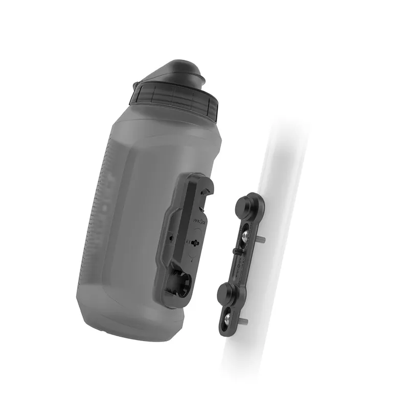 Kit portabidón y portabidón FIDLOCK TWIST COMPACT BIKE BASE 750 ml Ahumado