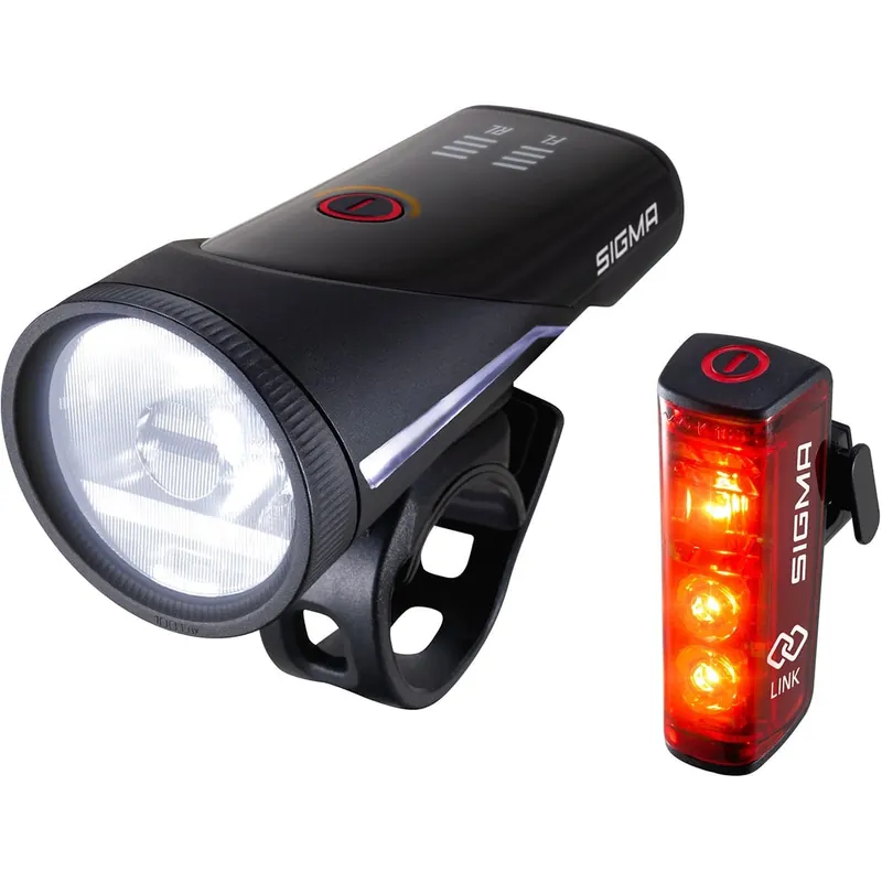 Iluminación delantera y trasera SIGMA AURA 100 / BLAZE LINK