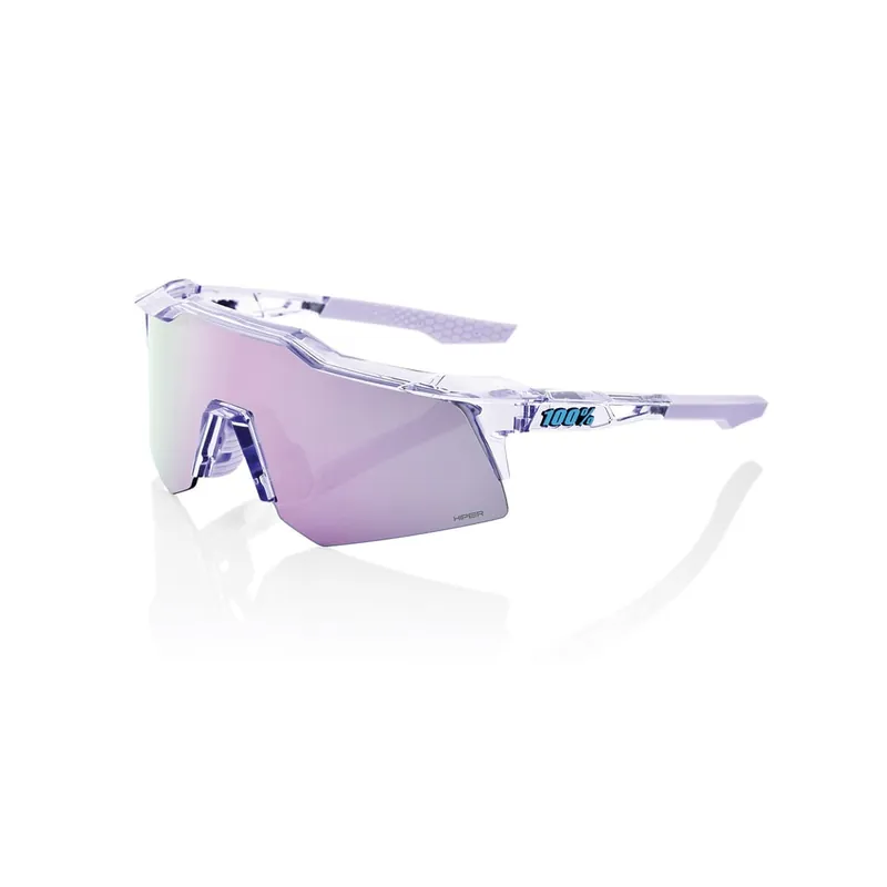 Gafas 100% SPEEDCRAFT XS POLISHED Espejo Hiper translúcido Lavanda