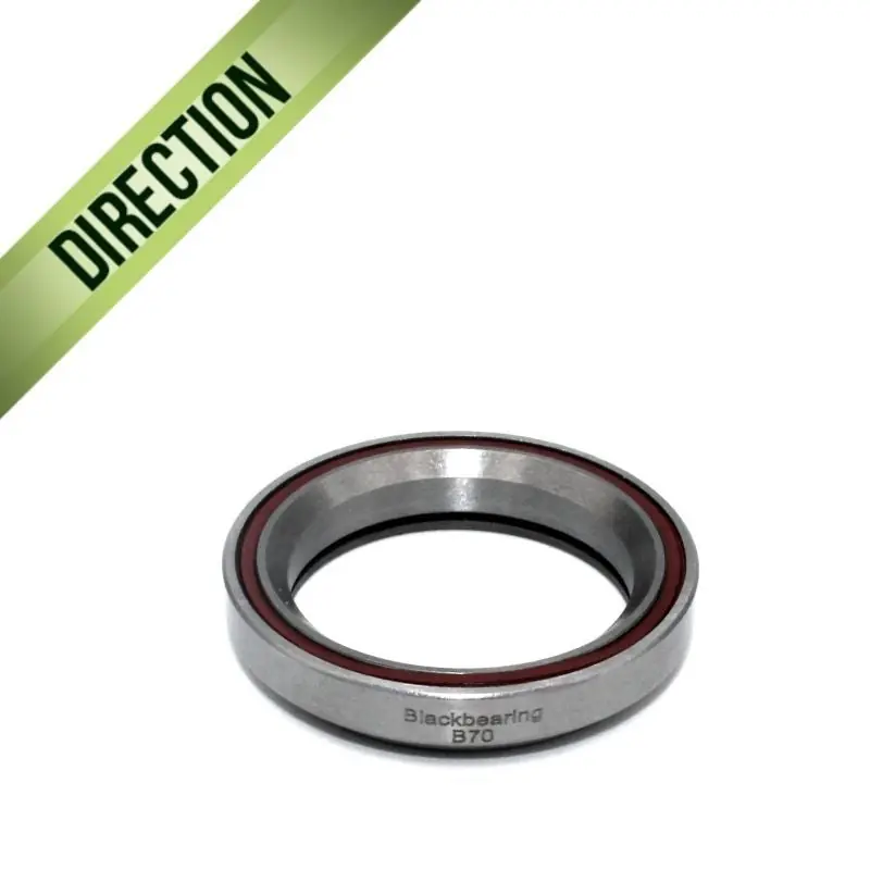 RODAMIENTO NEGRO B70 30.5x41.8x8mm 45/45° 1-1/8" Rodamiento de Dirección