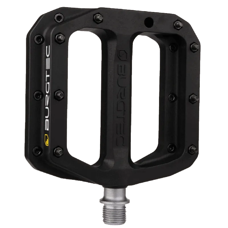 BURGTEC MK4 Pedales Planos Composite Negro