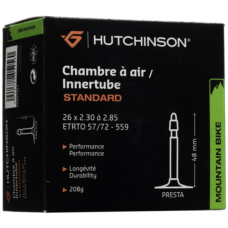 Cámara de aire HUTCHINSON 26x2.30 - 2.85 Presta 48mm