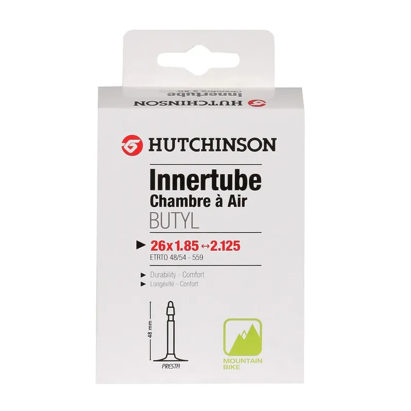 Cámara de aire HUTCHINSON 26x1.85 - 2.125 Presta 48mm